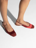 Geraldine Satin Toe-Cap Flats - Image 2