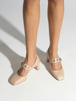 Lina Eyelet Mary-Jane Pumps - Image 2