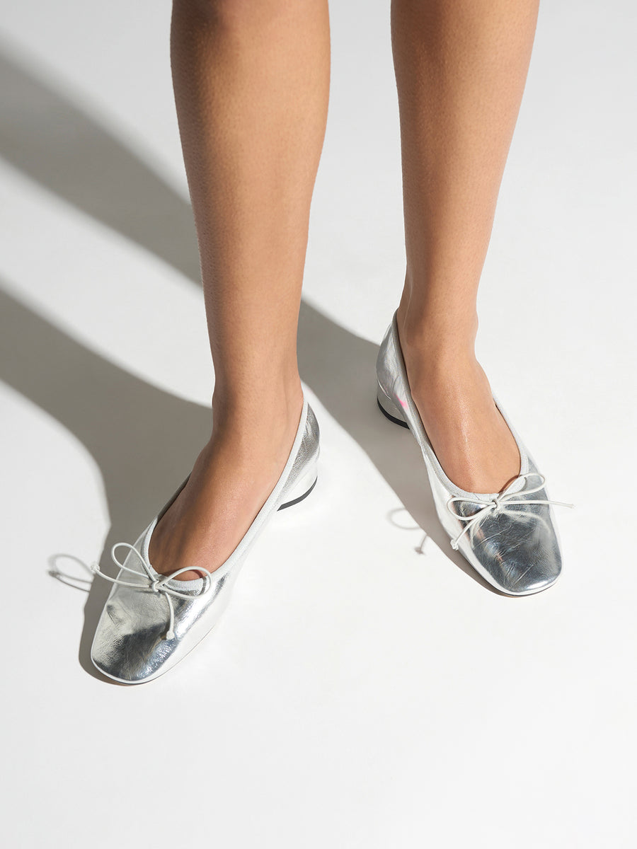 Onda Crackle Ballet Flats