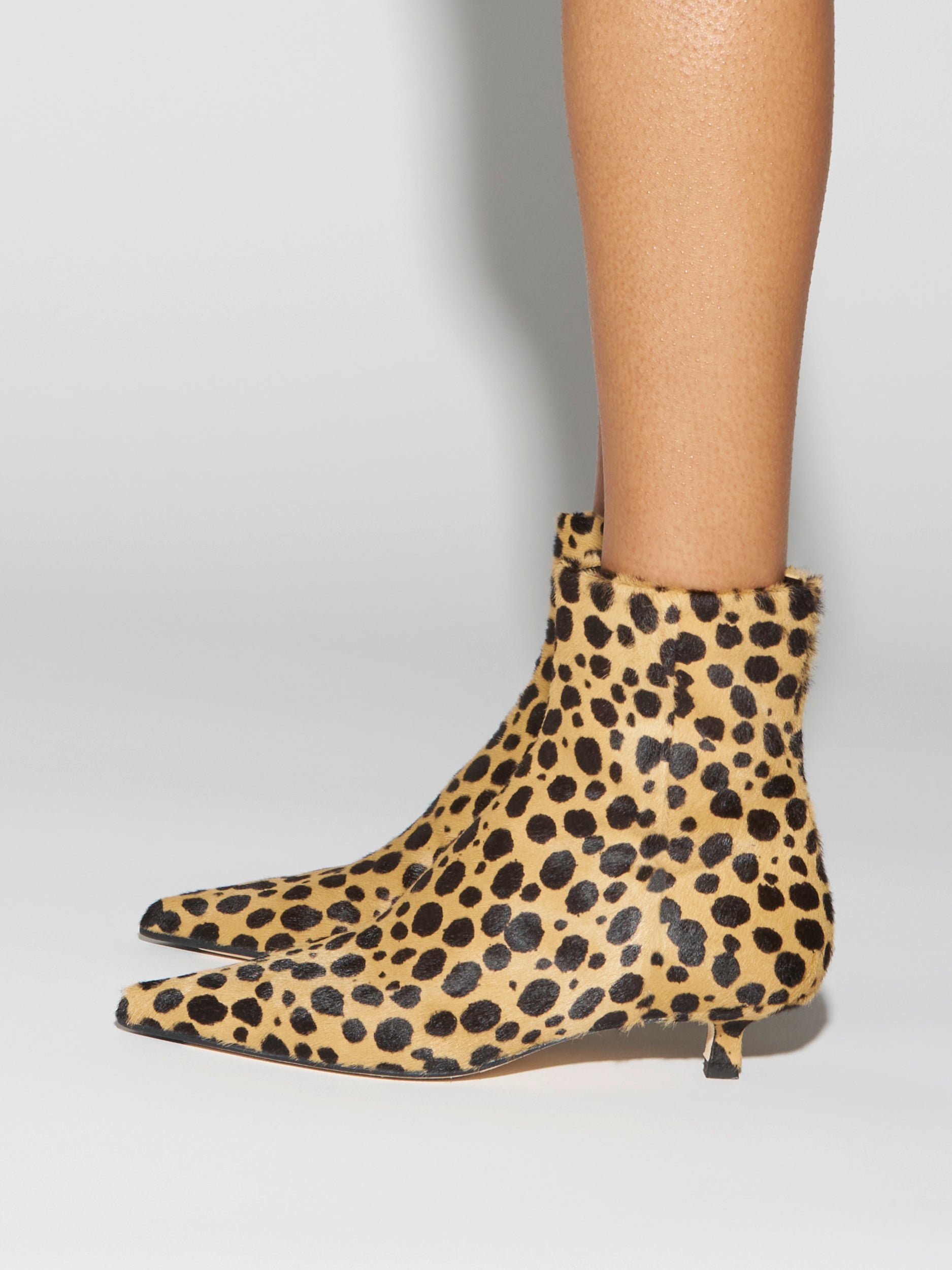 Sofie Leopard Ankle Boots - Image 6
