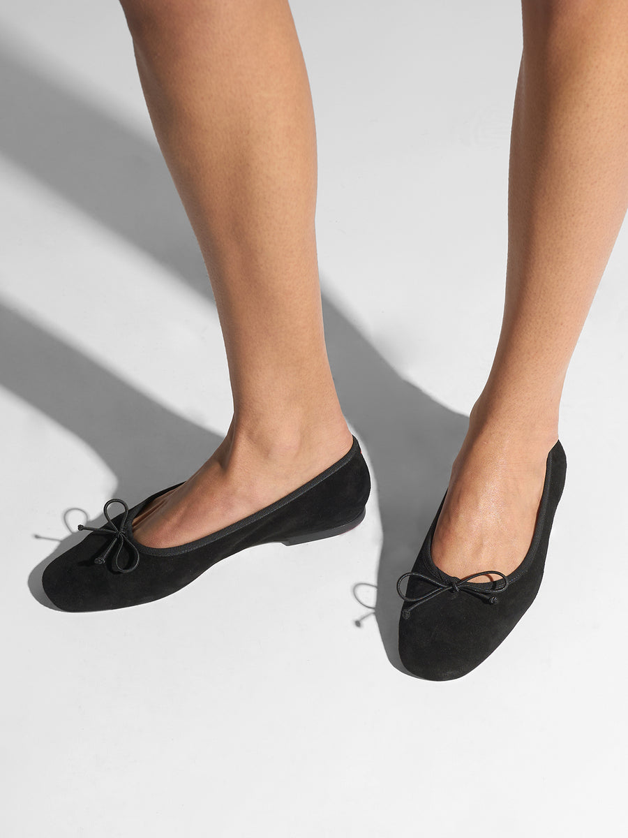 Tiby Suede Ballet Flats