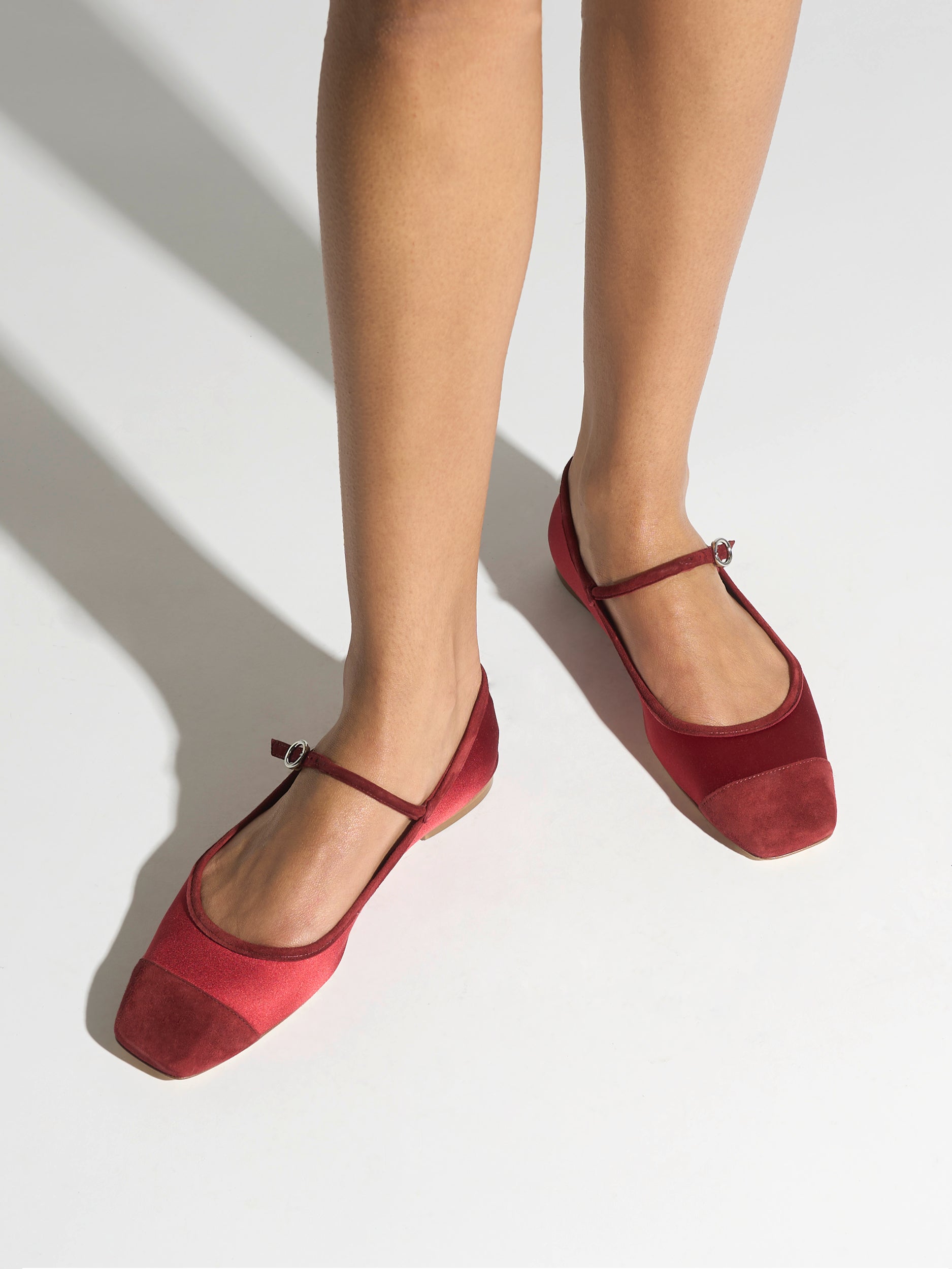 Uma Cap Satin Mary-Janes - Image 2