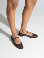Uma Mesh Mary-Jane Flats - Image 2