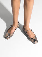 Uma Snake Print Mary-Janes - Image 2