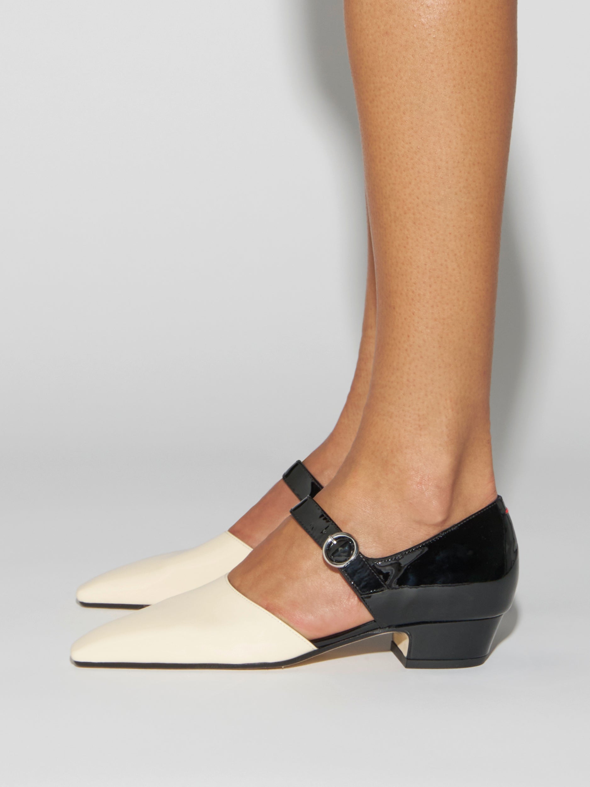 Yara Duo-Tone Mary-Jane Pumps - Image 6