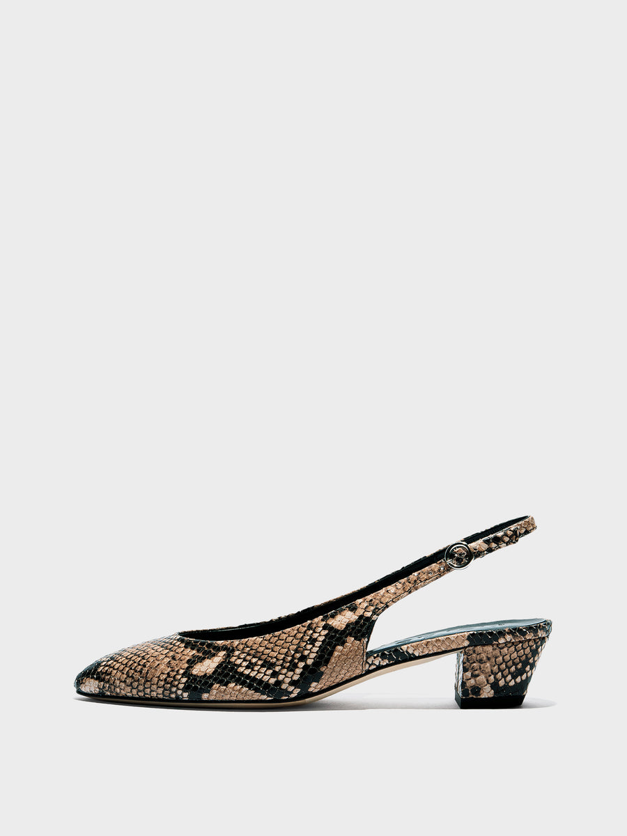 Celeste Snake Print Pumps