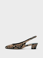 Celeste Snake Print Pumps - Image 1