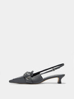 Davina Eyelet Slingback Pumps - Image 1