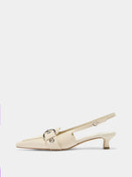 Davina Eyelet Slingback Pumps - Image 1