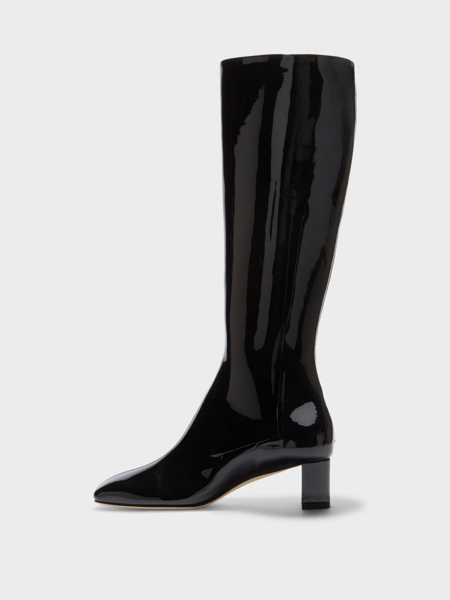 Marty Patent Knee-High Boots