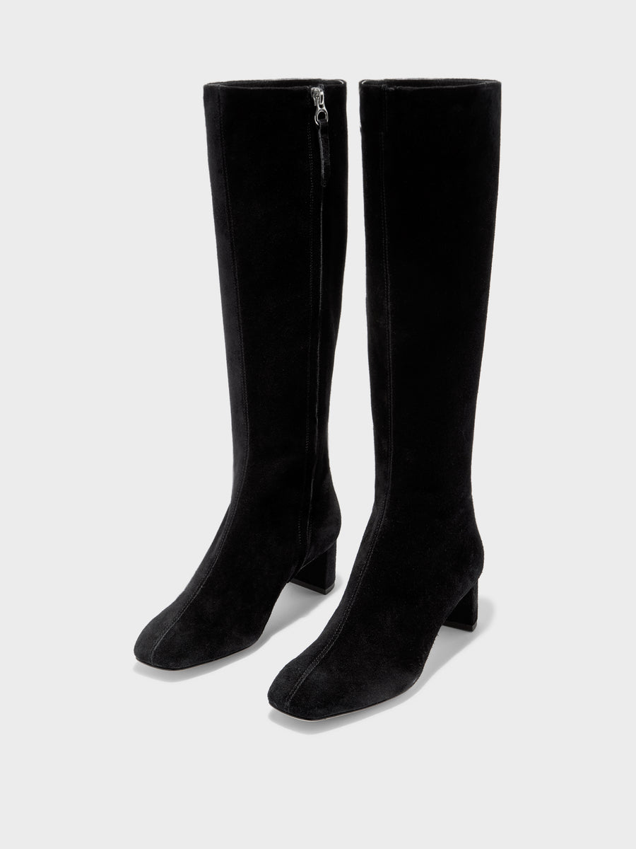 Marty Suede Knee-High Boots