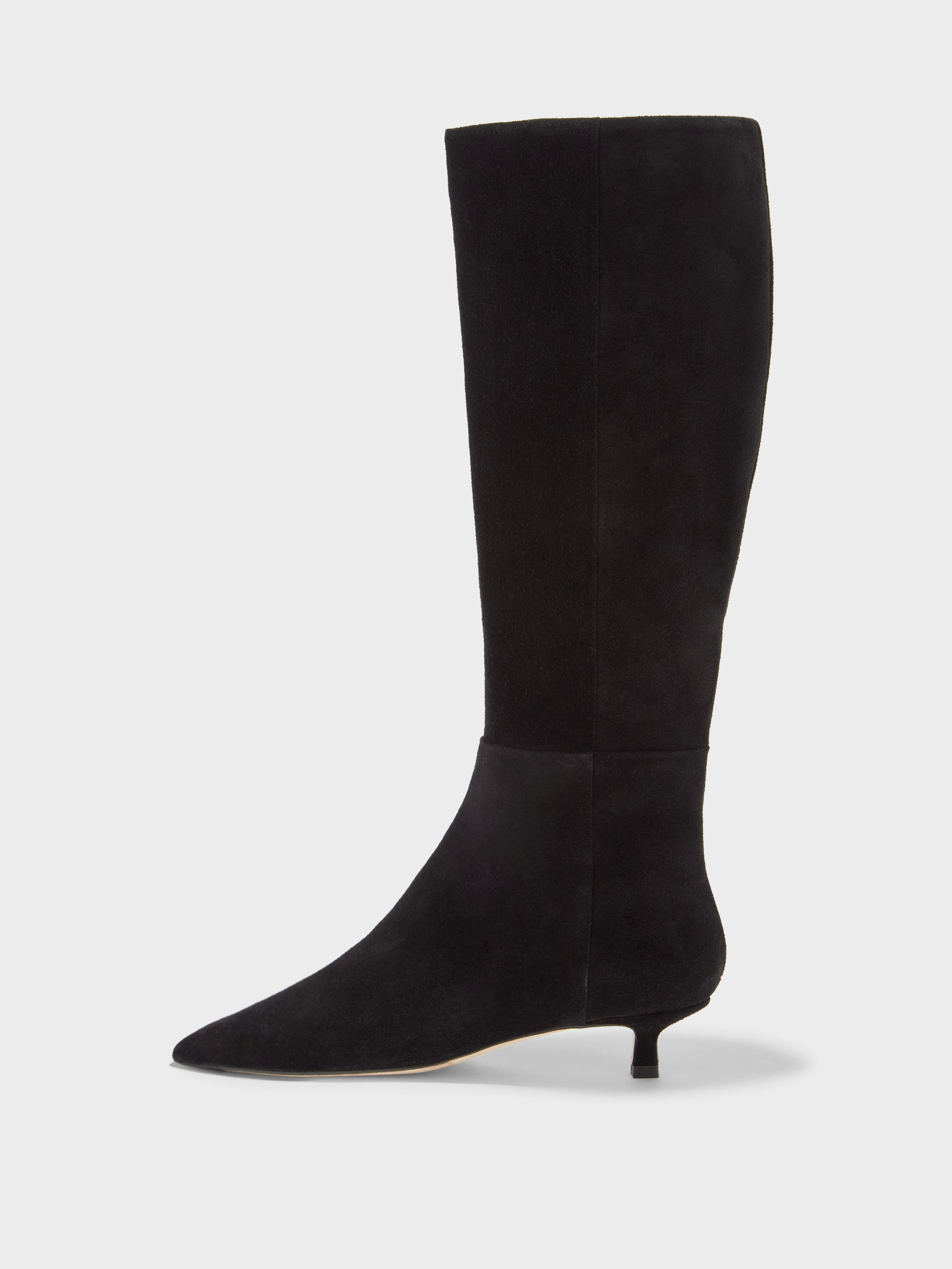 Sabrina Suede Knee-High Boots - Image 1