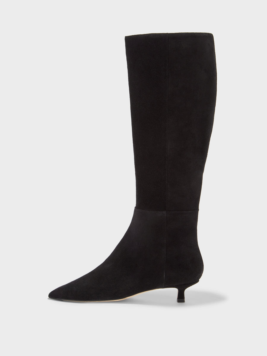 Sabrina Suede Knee-High Boots