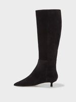 Sabrina Suede Knee-High Boots - Image 1