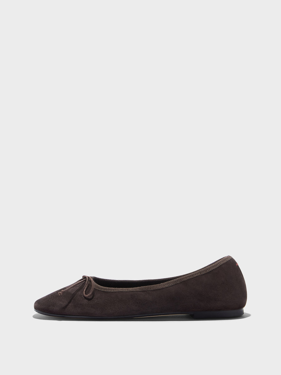 Tiby Suede Ballet Flats