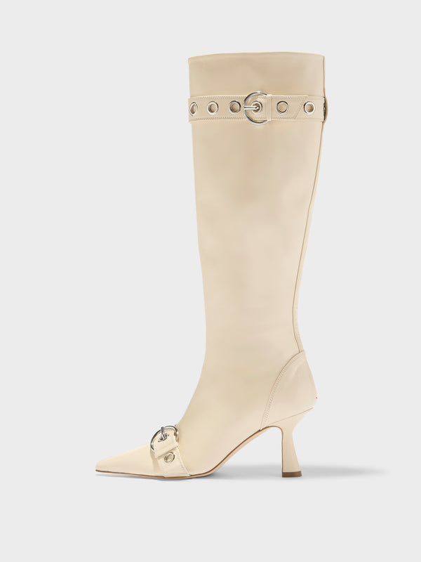 Vivian Eyelet High Boots