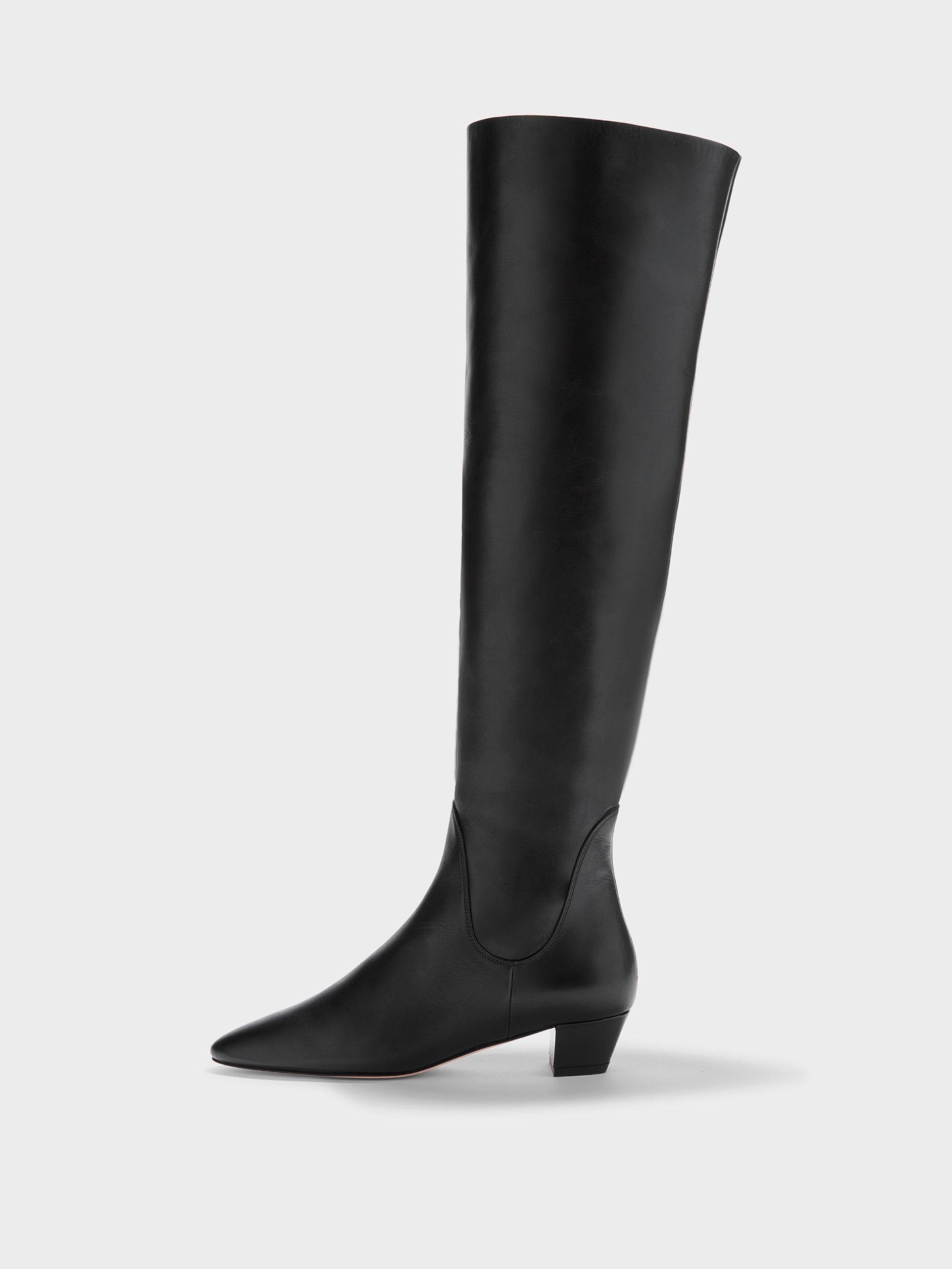 Yonda Leather Over-Knee Boots - Image 1