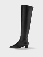 Yonda Leather Over-Knee Boots - Image 1