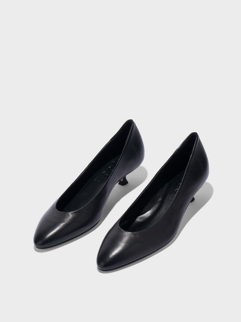 Corinne Leather Pumps