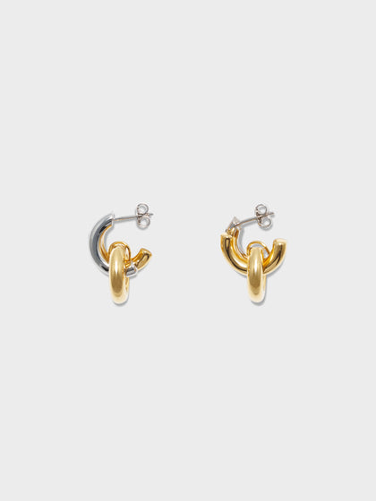 Aeyde | Cyrus Palladium-Plated Hoop Earrings