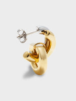 Cyrus Palladium-Plated Hoop Earrings - Image 2