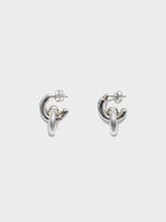 Cyrus Palladium-Plated Hoop Earrings - Image 1