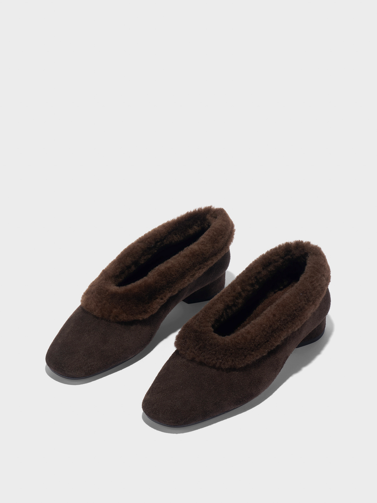 Delia Shearling Flats