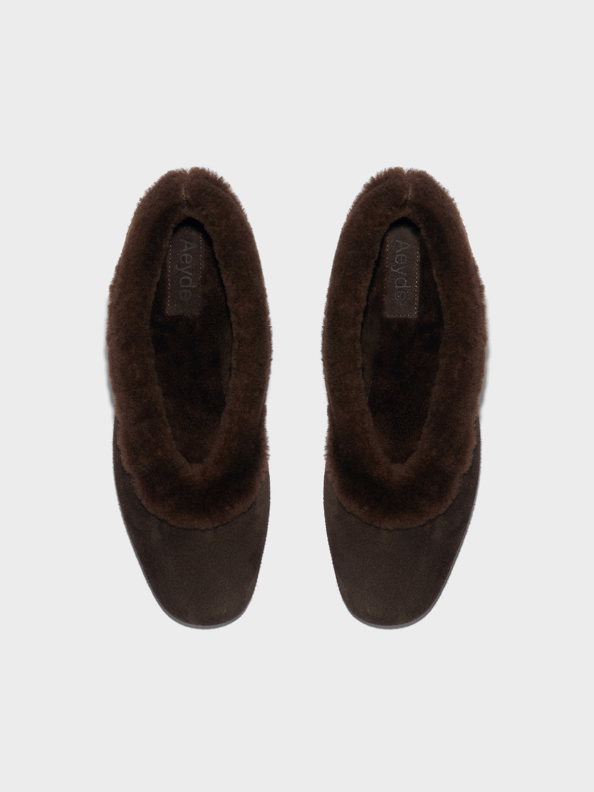 Delia Shearling Flats