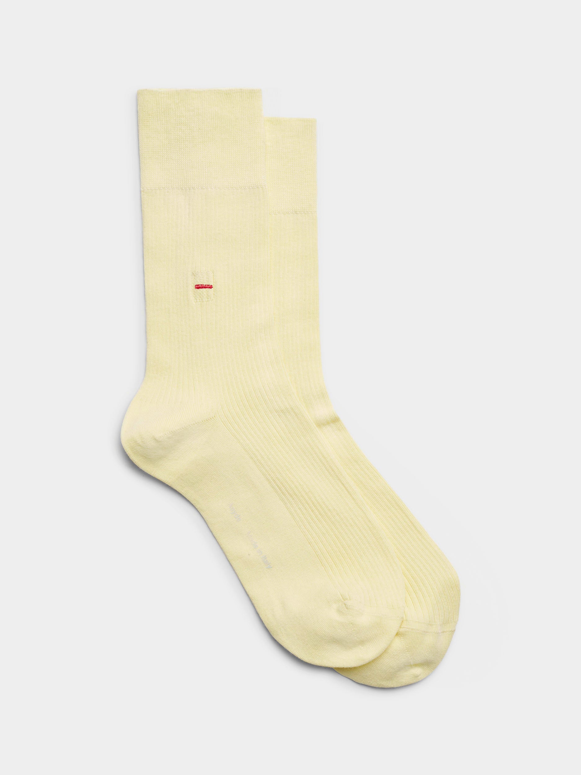 Aeyde | Jamie Cotton Socks for Women | Lemon Cotton | Luxury Materials | Handmade in Italy