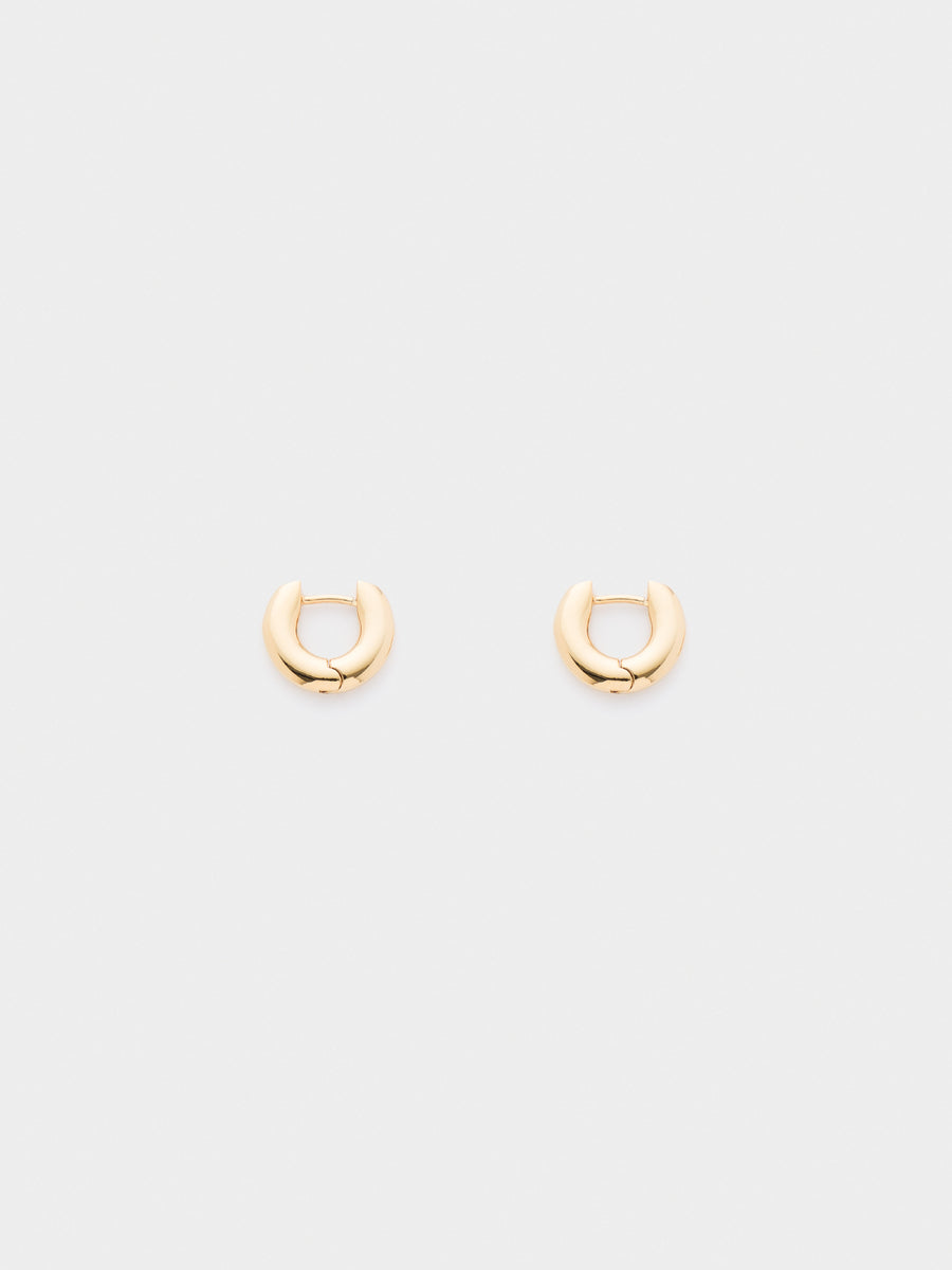 Ada Mini 18kt Gold-Plated Hoop Earrings